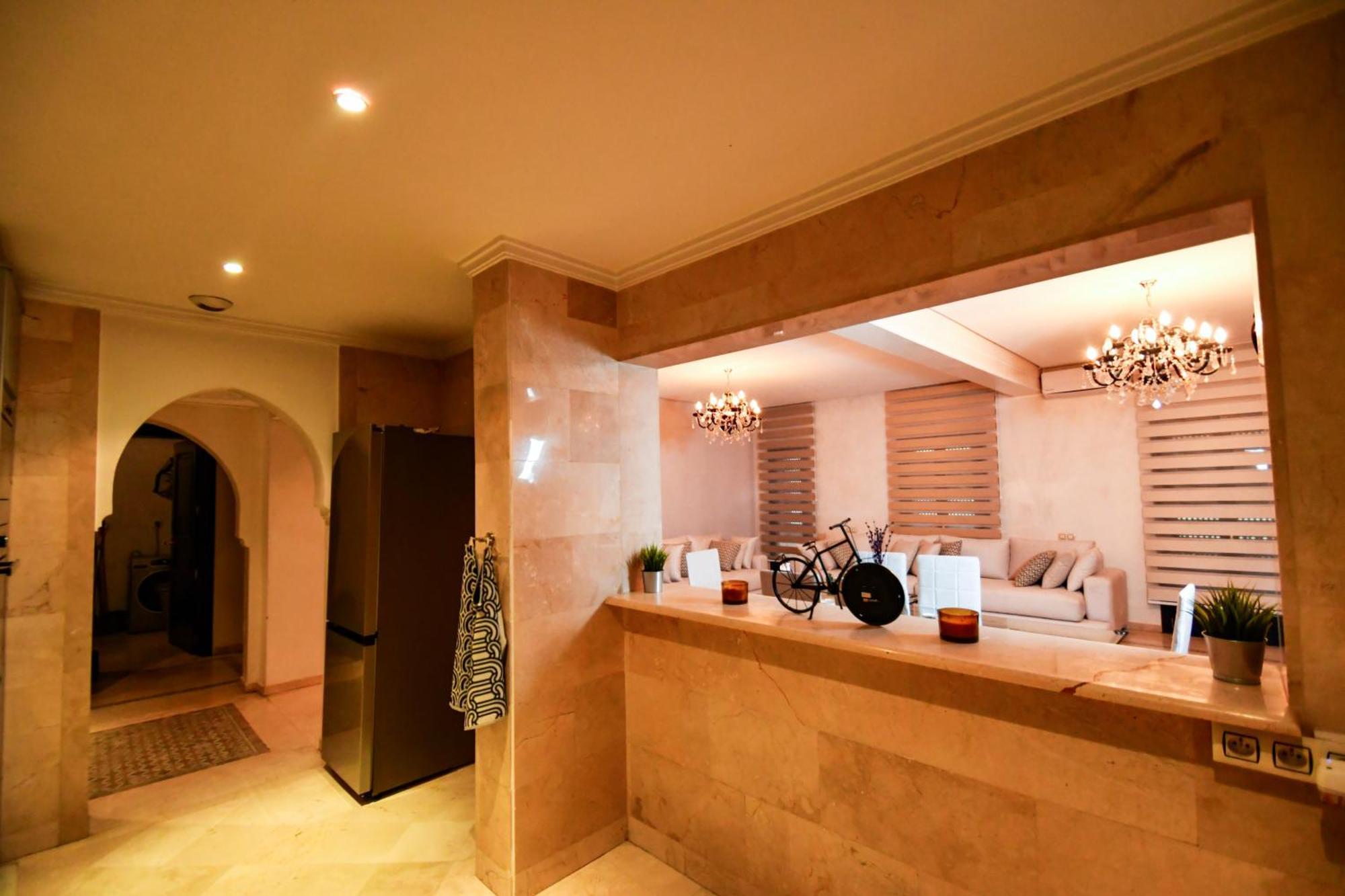 Appartement Haut Standing Gueliz Plaza Marrakesh Bagian luar foto